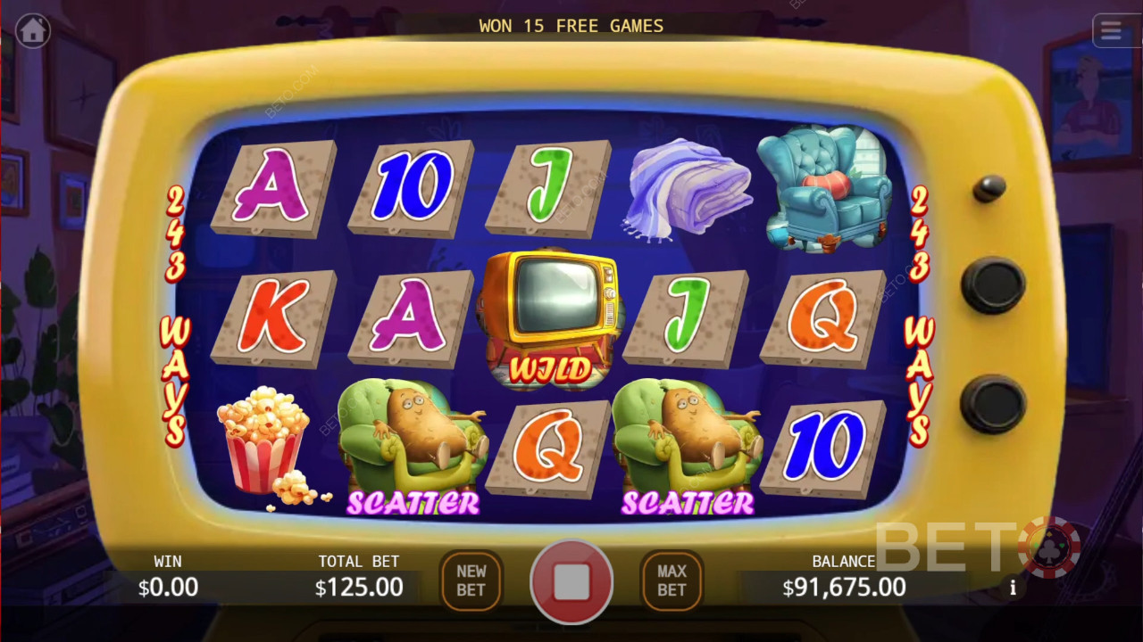 รีวิว Couch Potato จาก BETO Slots