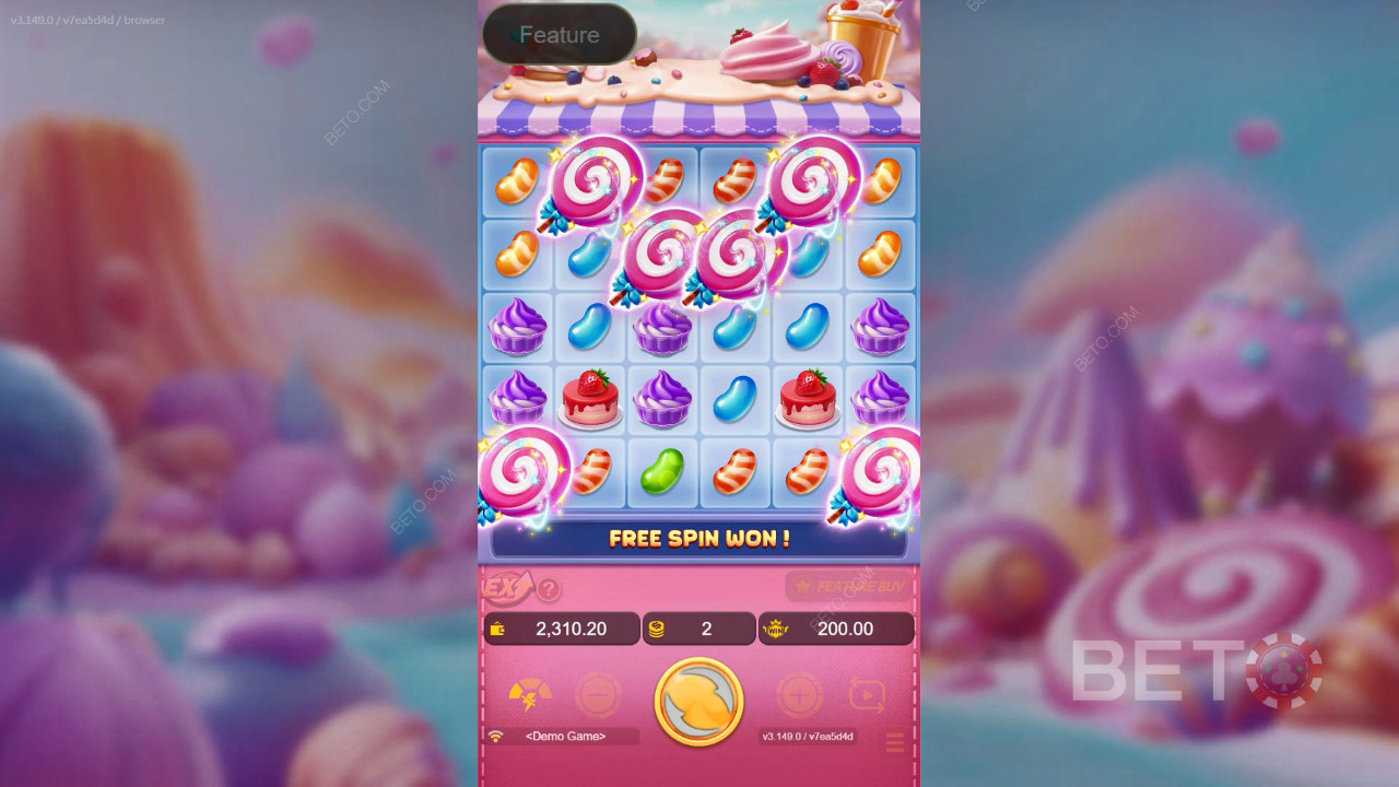 ธีมและการออกแบบ: มหกรรมแสนหวาน