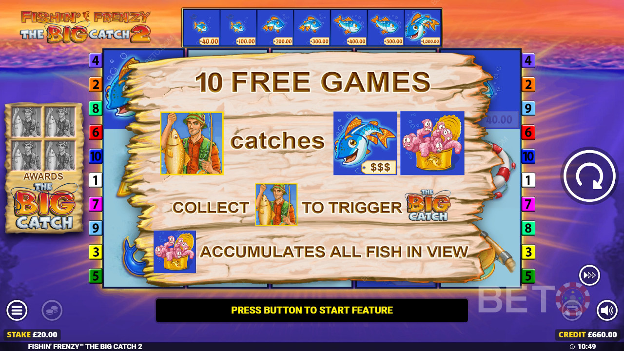 Fishin Frenzy เป็นเกม The Big Catch 2 ที่สนุกหรือเปล่า?