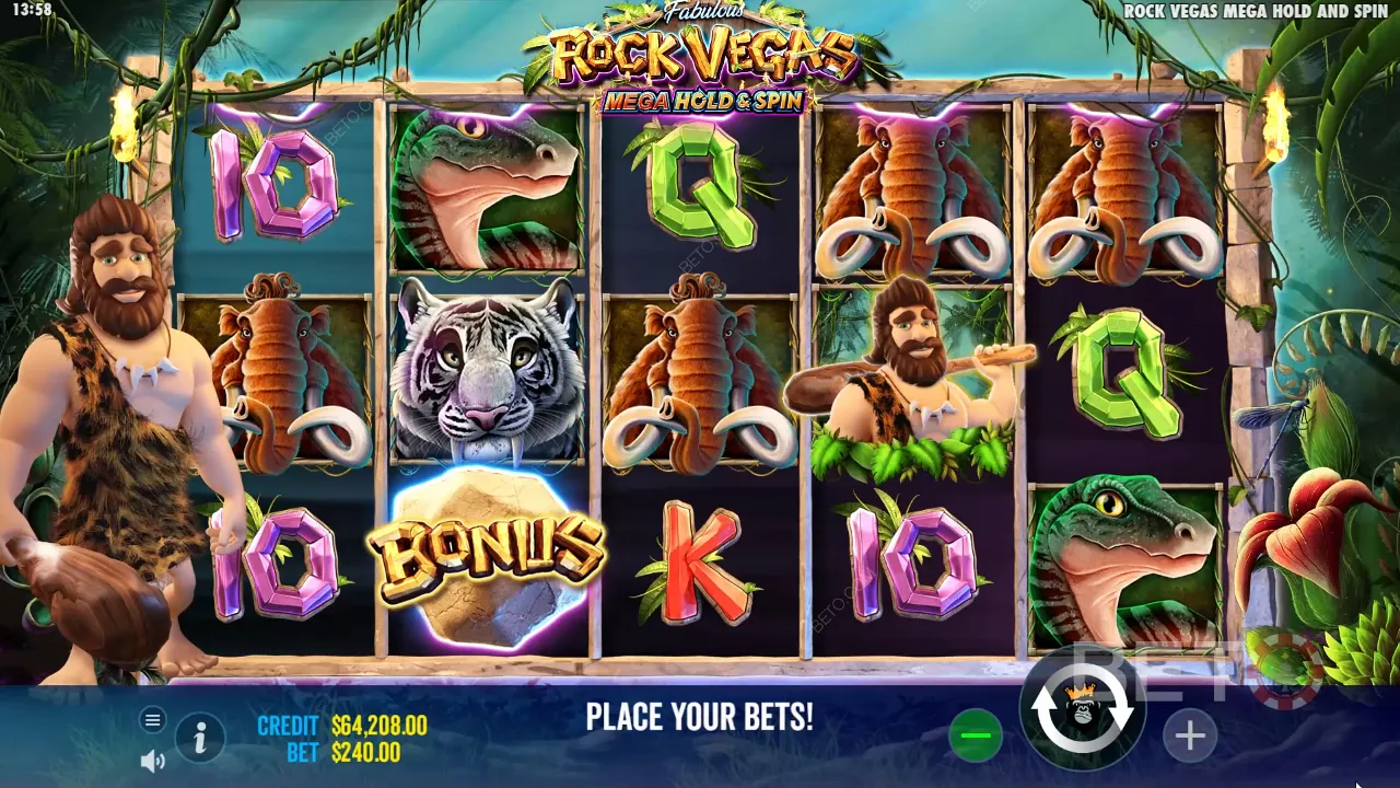 รูปแบบการเล่นของสล็อตออนไลน์ Rock Vegas - เริ่มเล่นเกมนี้วันนี้