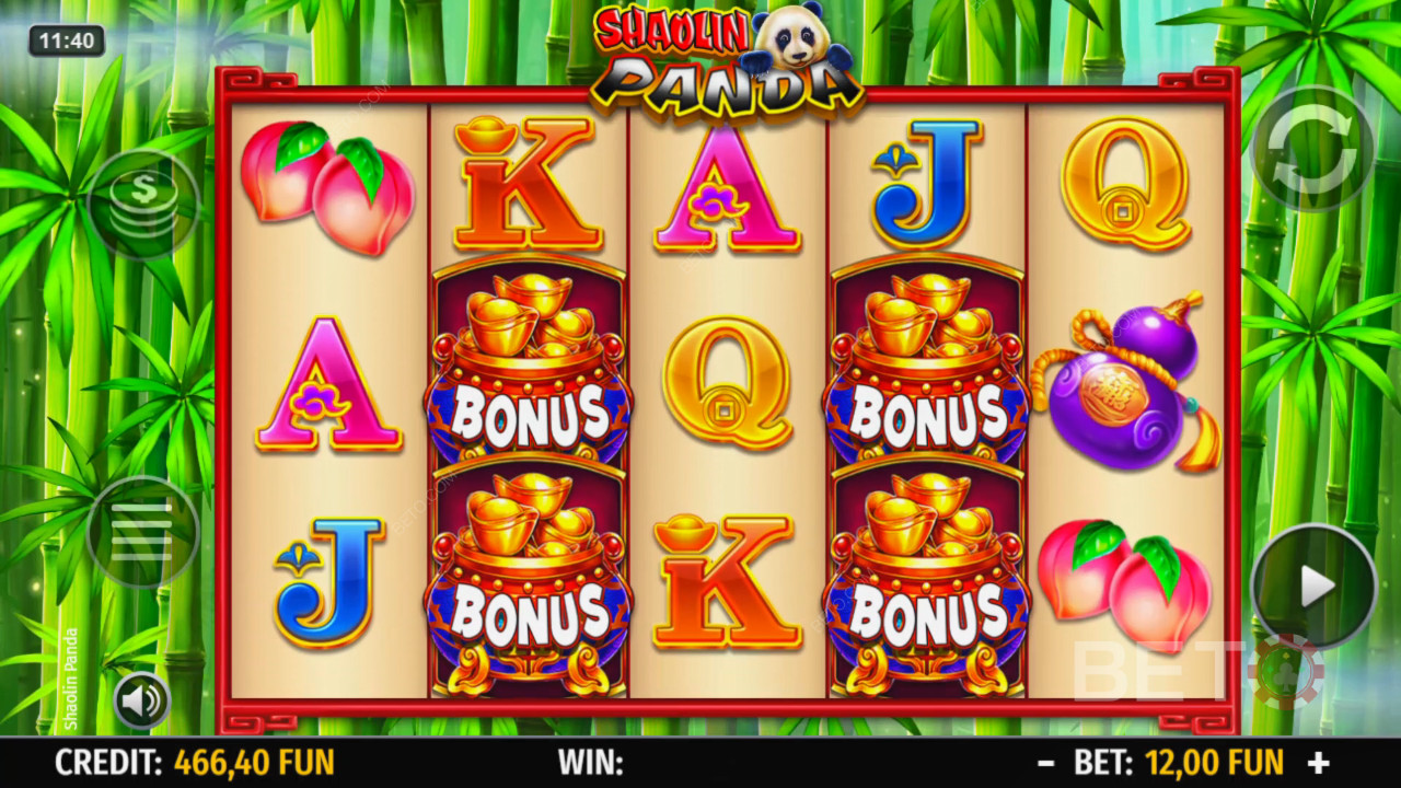 รีวิว Shaolin Panda โดย BETO Slots