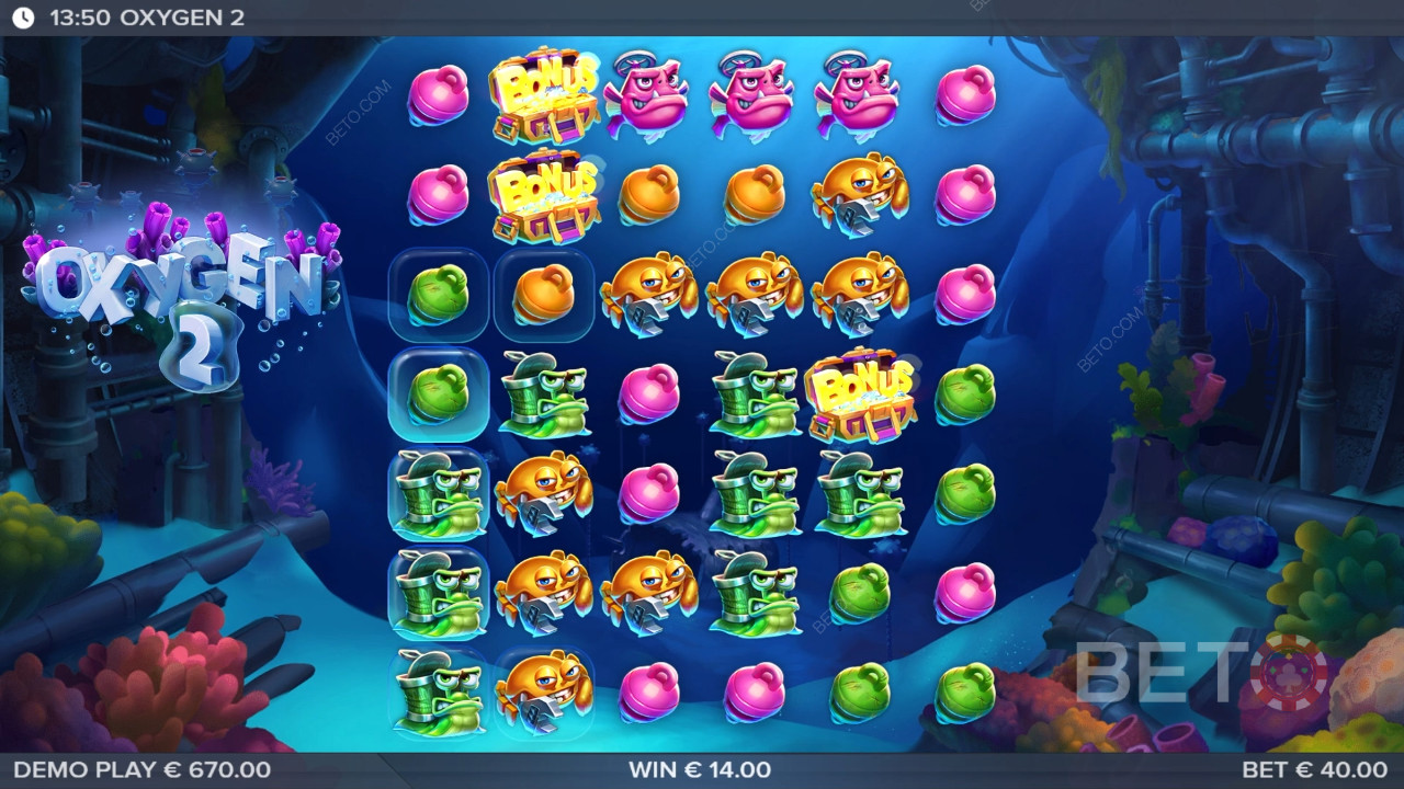 รีวิว Oxygen 2 โดย BETO Slots