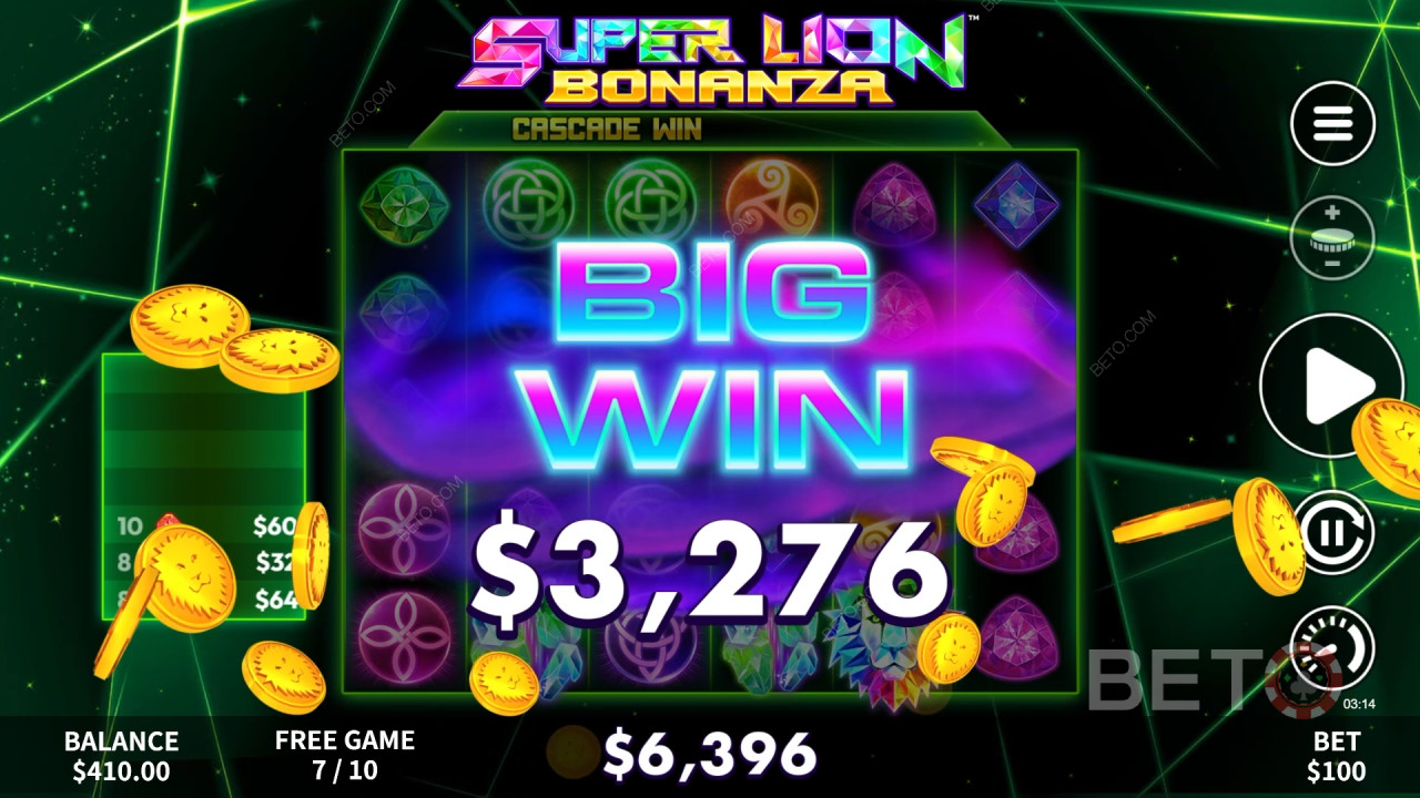 รีวิว Super Lion Bonanza โดย BETO Slots