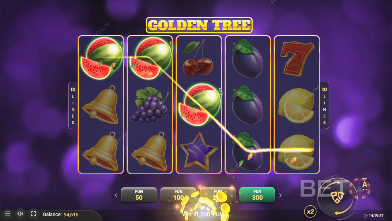 อธิบายฟีเจอร์โบนัสใน Golden Tree โดย Pascal Gaming