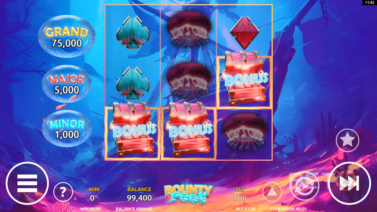 รีวิว Bounty Reef โดย BETO Slots