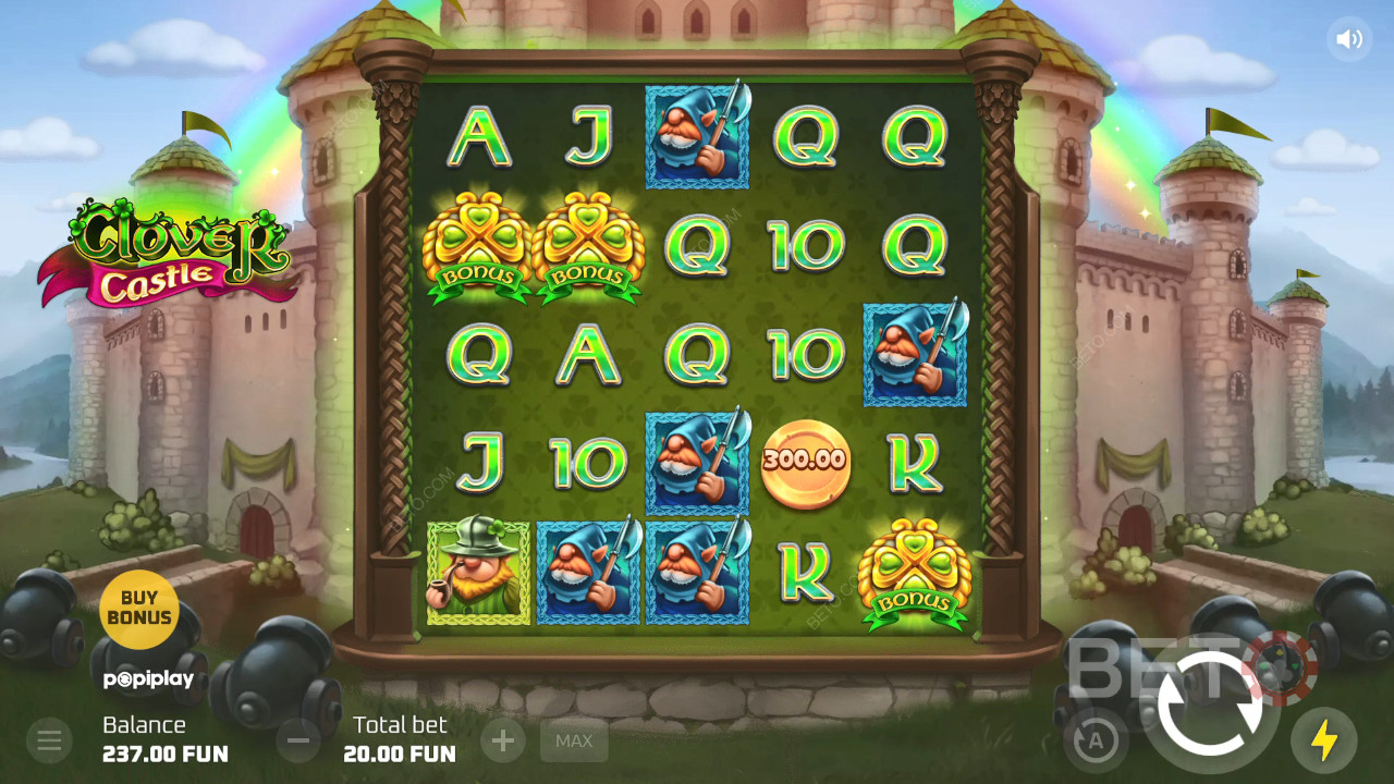 รีวิว Clover Castle โดย BETO Slots