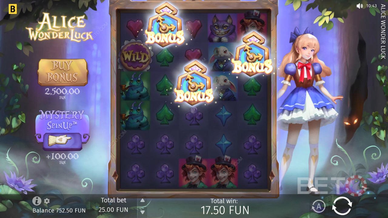 รีวิว Alice WonderLuck โดย BETO Slots