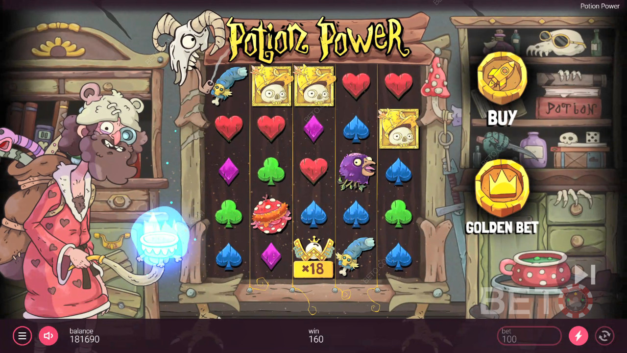 รีวิว Potion Power โดย BETO Slots