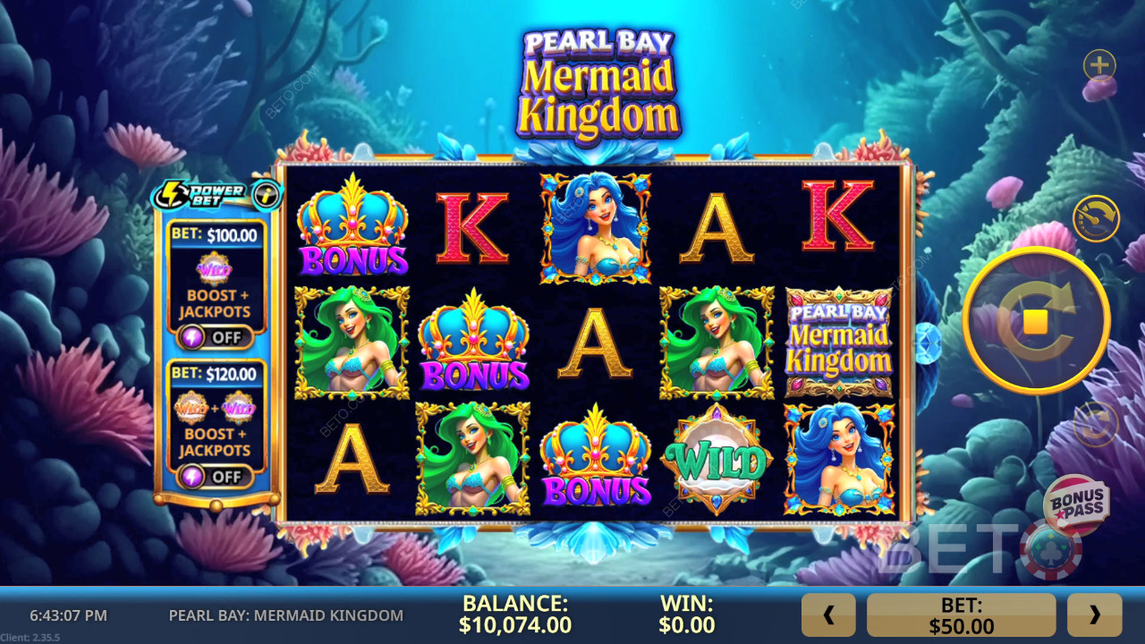 รีวิว Pearl Bay: Mermaid Kingdom โดย BETO Slots