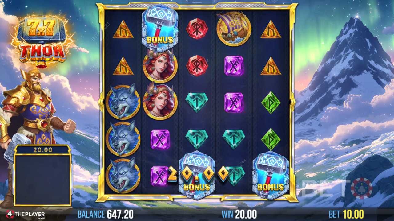 รีวิว 7×7 Thor โดย BETO Slots