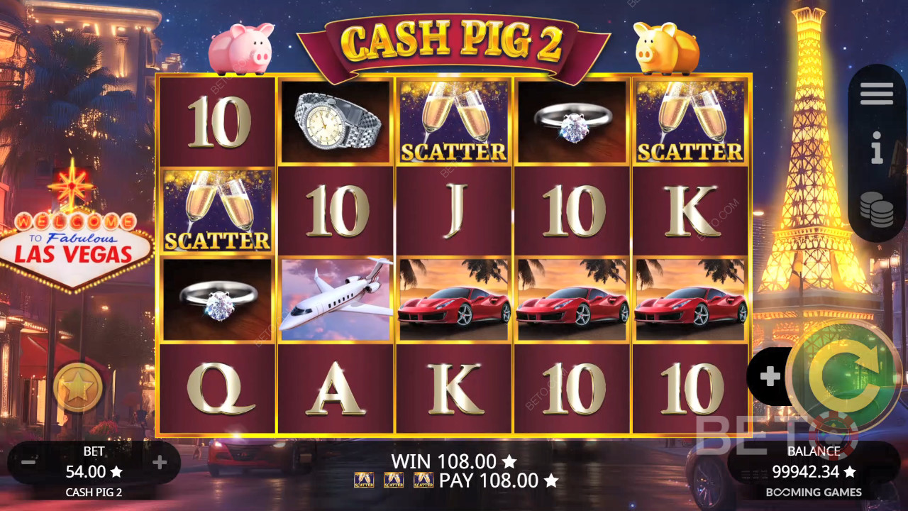 รีวิวเกม Cash Pig 2 โดย BETO Slots