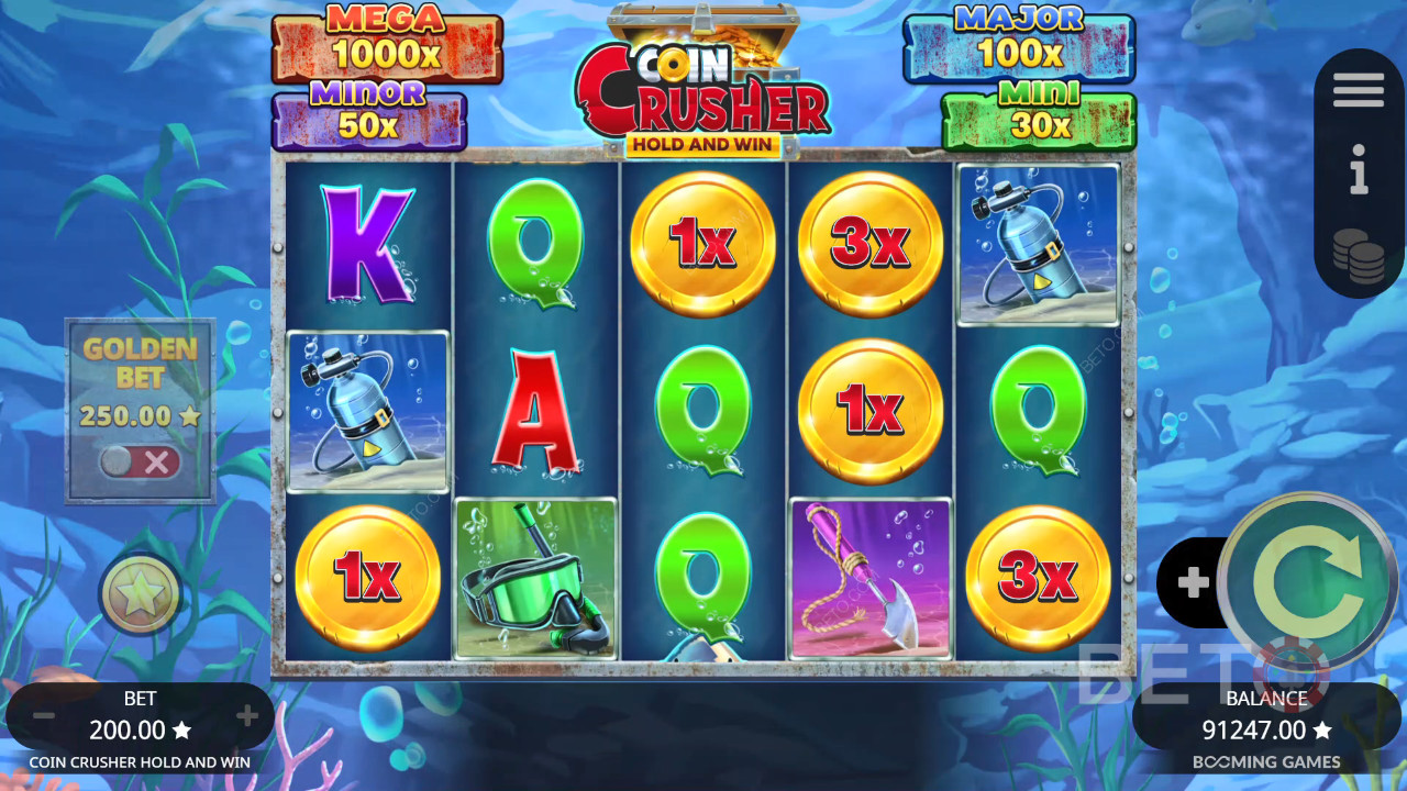รีวิว Coin Crusher โดย BETO Slots