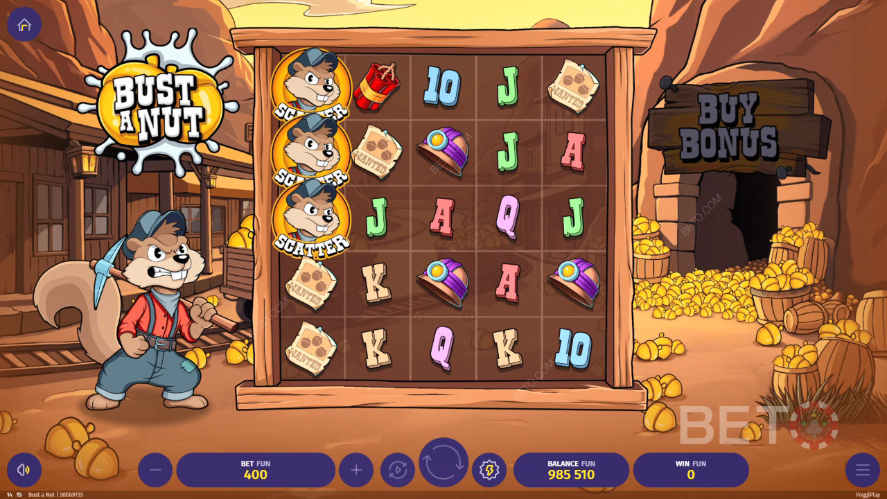 รีวิว Bust a Nut โดย BETO Slots
