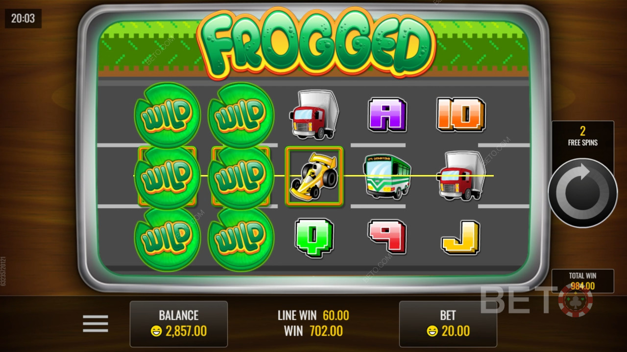 รีวิว Frogged โดย BETO Slots