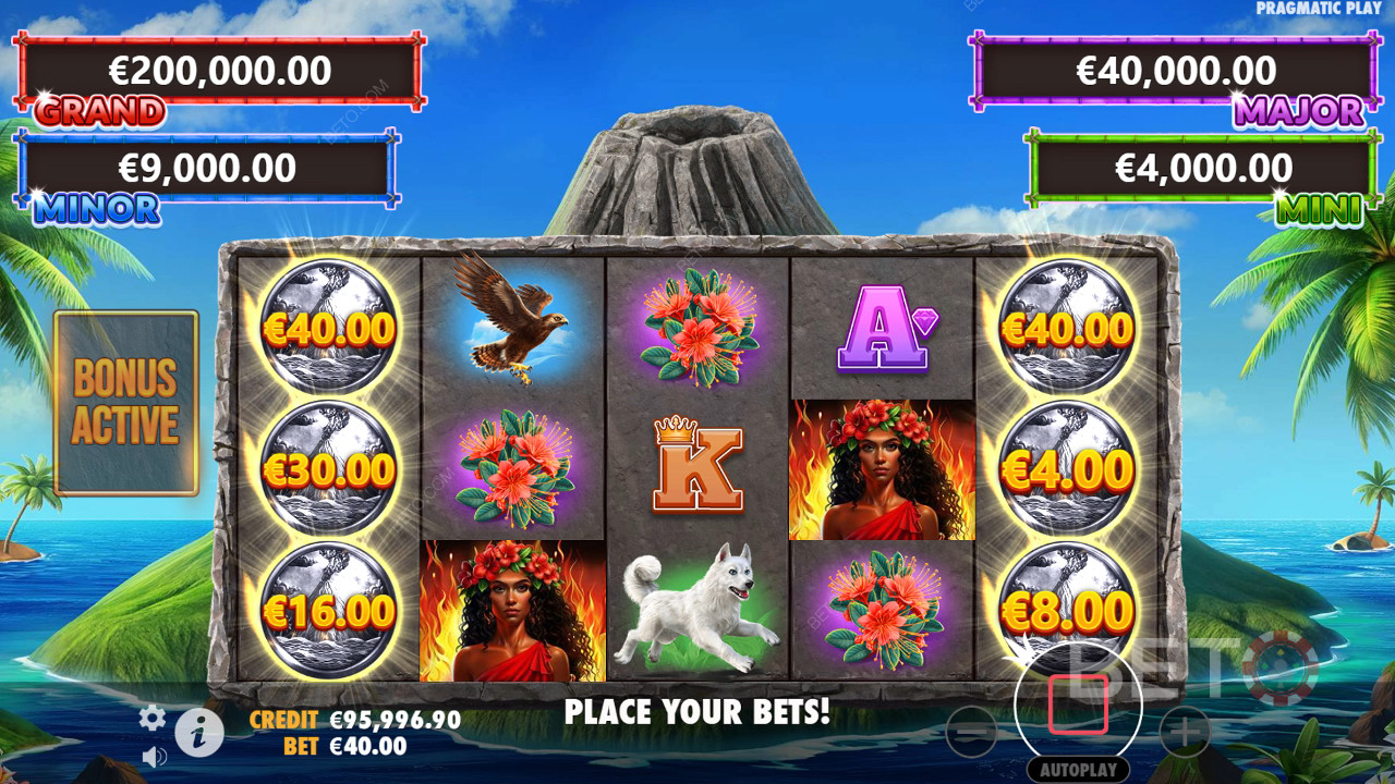 รีวิว Volcano Goddess โดย BETO Slots