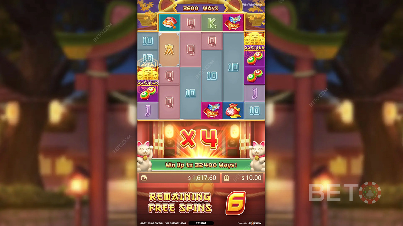 อธิบายฟีเจอร์โบนัสใน Win Win Neko โดย Nextspin