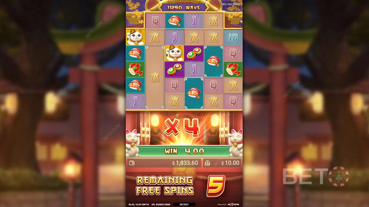 วิธีเล่น Win Win Neko ของ Nextspin