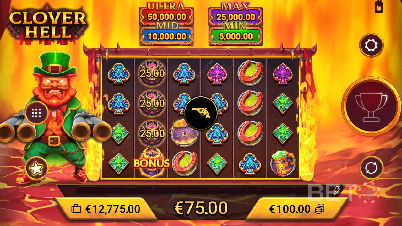 รีวิว Clover Hell โดย BETO Slots