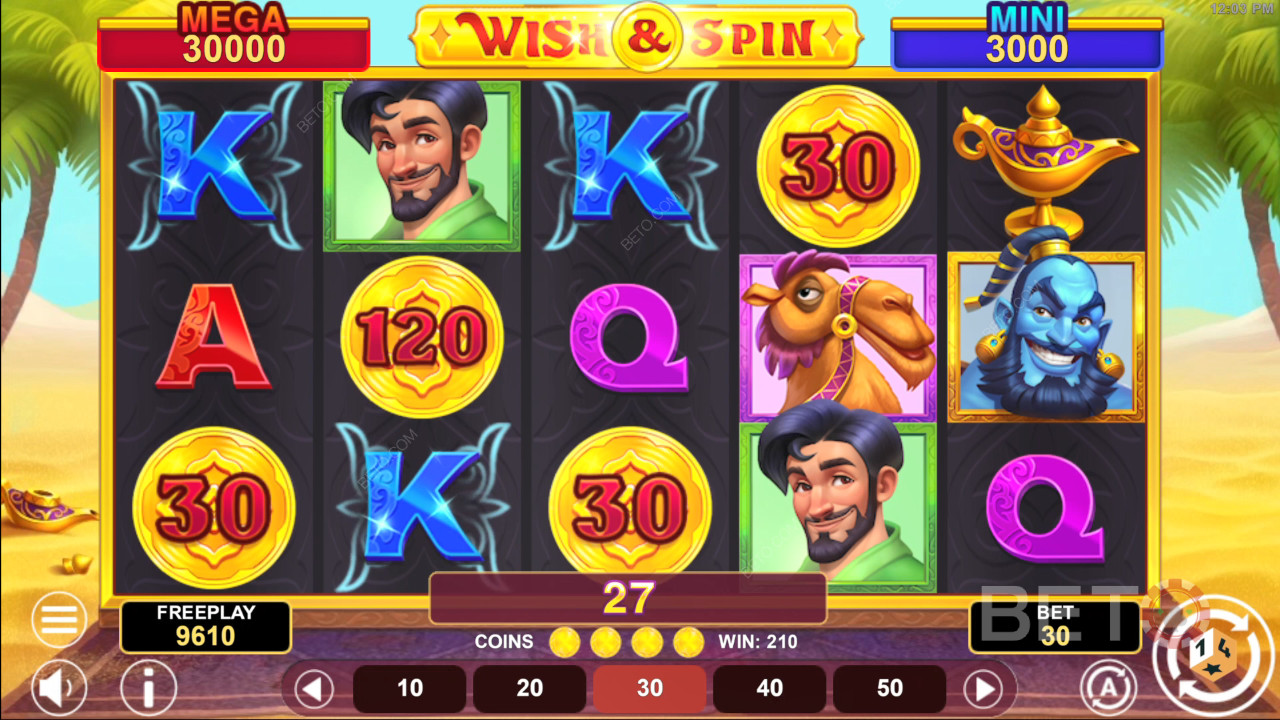 รีวิว Wish And Spin Hold And Win โดย BETO Slots