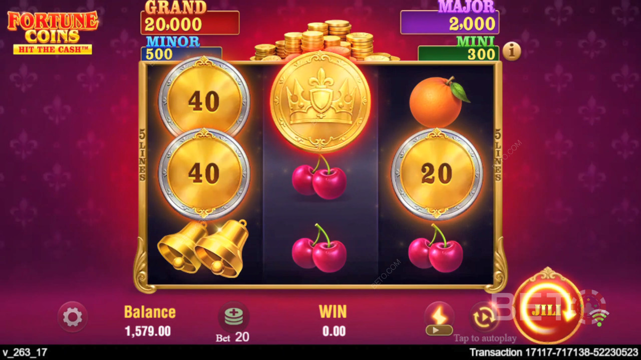 รีวิว Fortune Coins โดย BETO Slots
