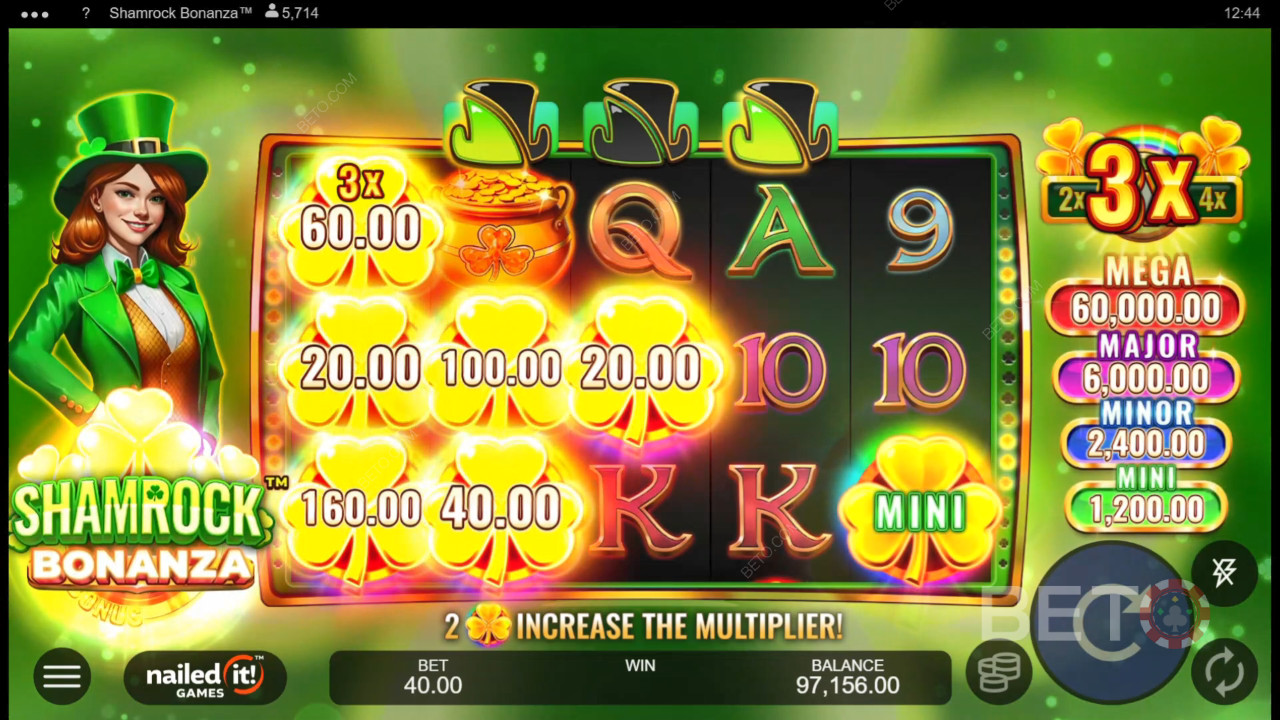 รีวิว Shamrock Bonanza โดย BETO Slots