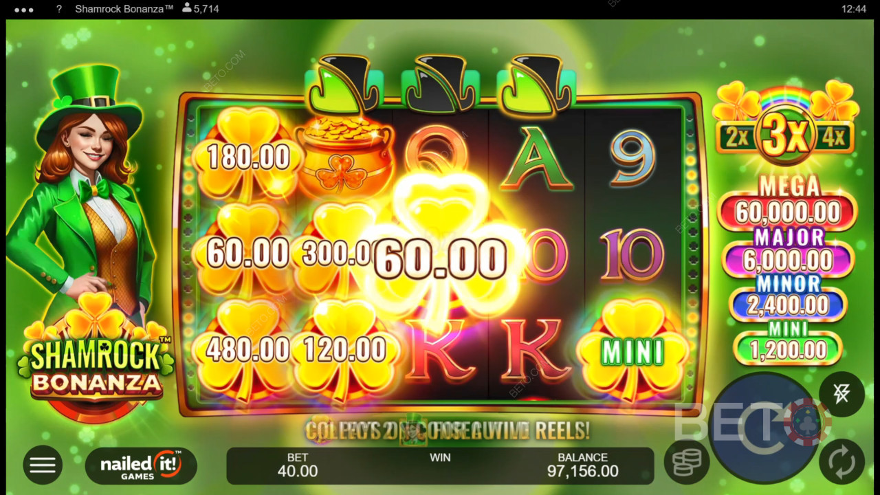 วิธีเล่นเกม Shamrock Bonanza ของ Nailed It!