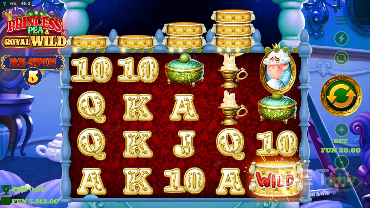 รีวิว Princess Pea & Royal Wild โดย BETO Slots