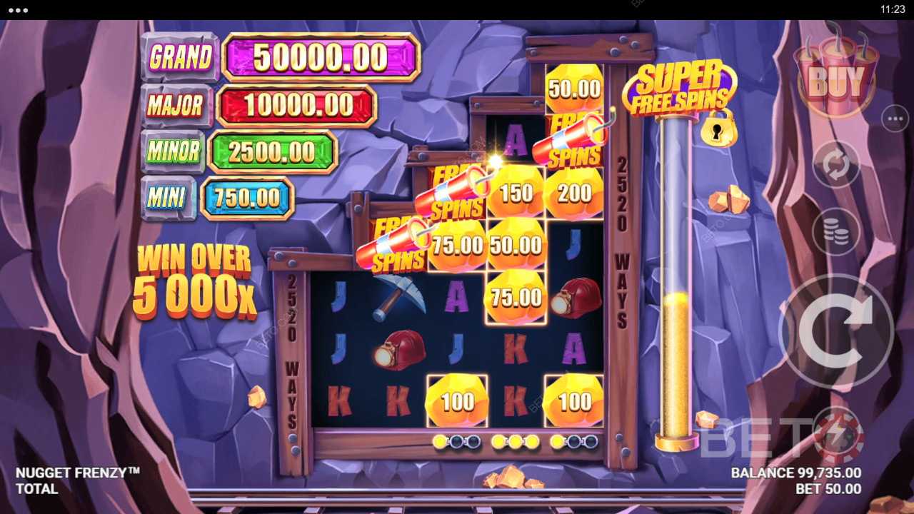 รีวิว Nugget Frenzy โดย BETO Slots