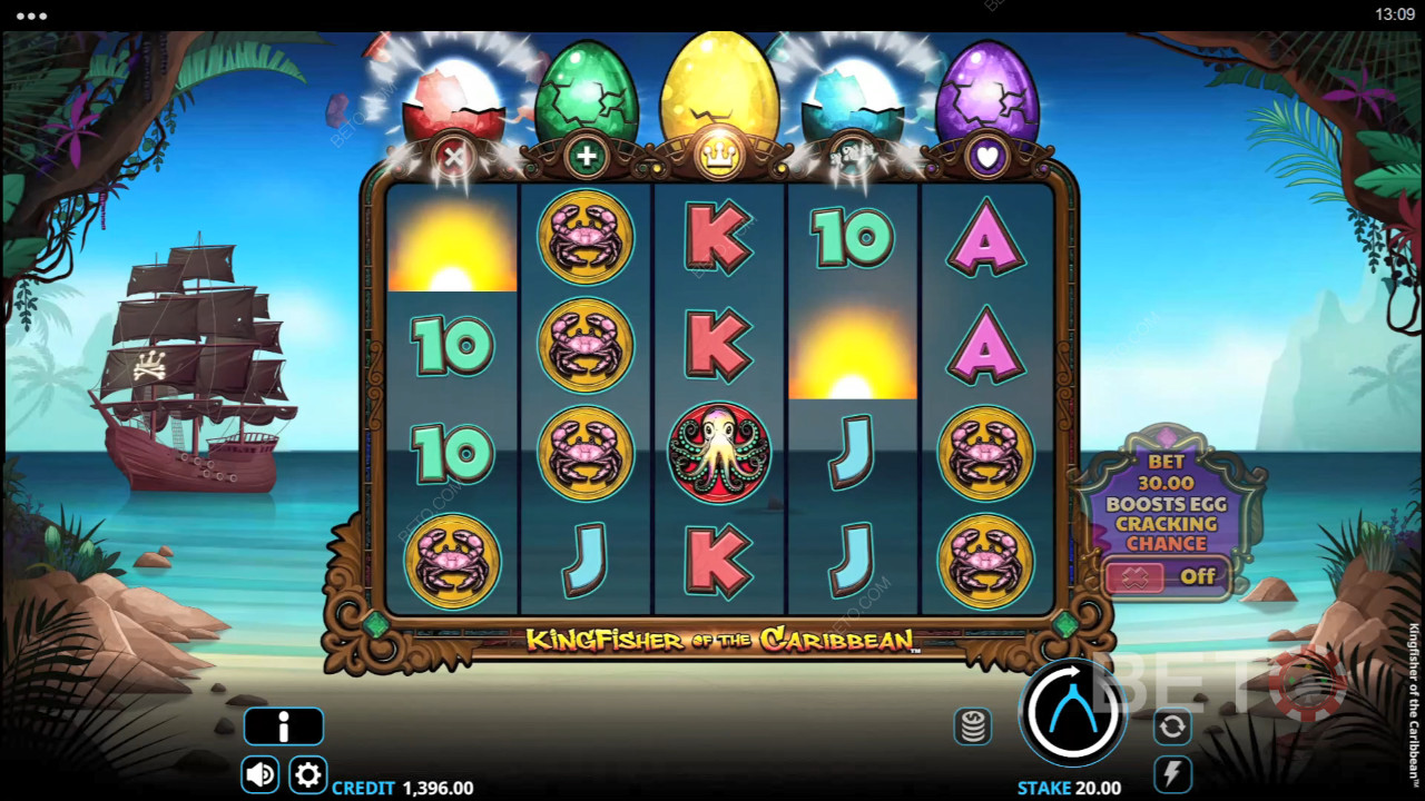 รีวิว Kingfisher of the Caribbean โดย BETO Slots
