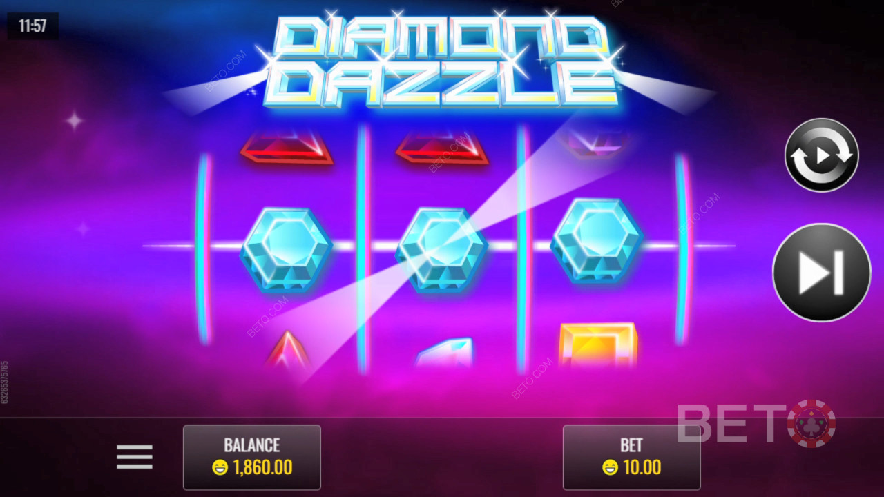 รีวิว Diamond Dazzle จาก BETO Slots
