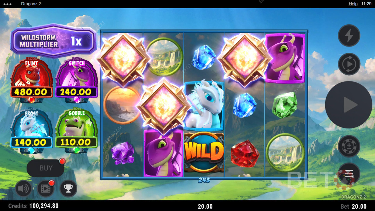 รีวิว Dragonz 2 โดย BETO Slots