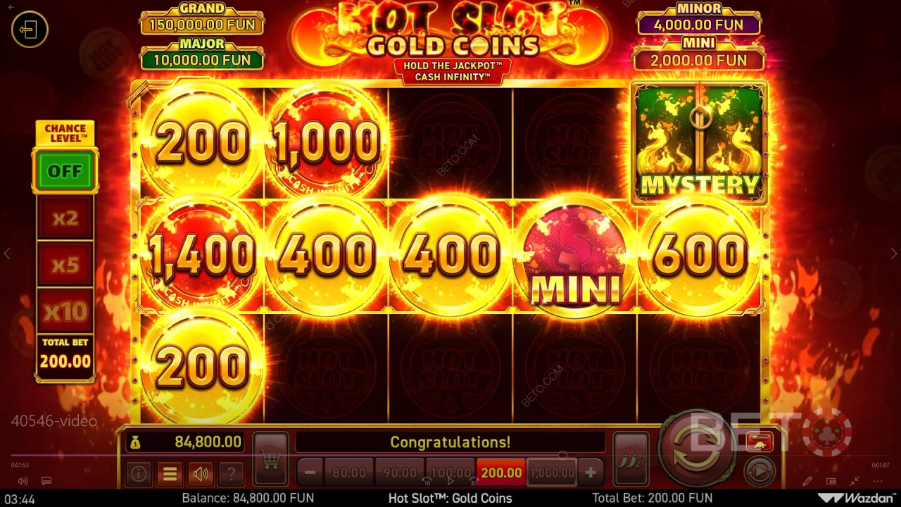 Hot Slot: รีวิว Gold Coins โดย BETO Slots