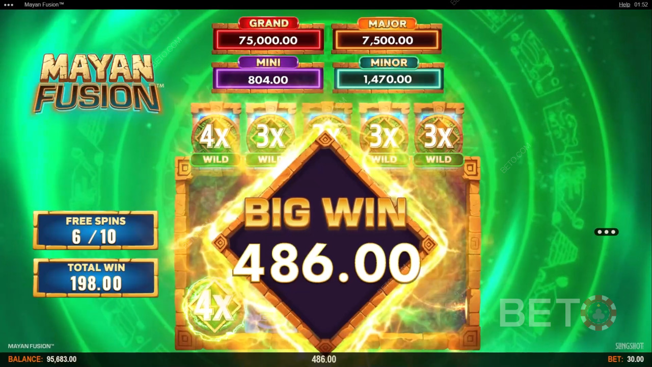 รีวิว Mayan Fusion โดย BETO Slots