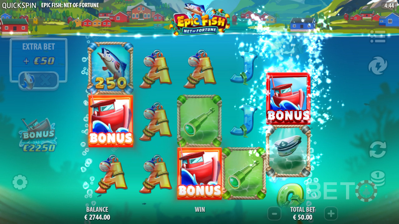รีวิว Epic Fish Net of Fortune จาก BETO Slots