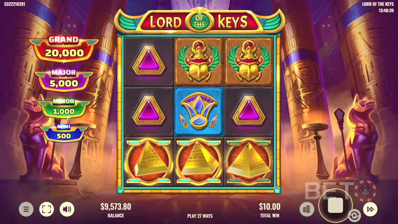 รีวิว Lord of the Keys โดย BETO Slots