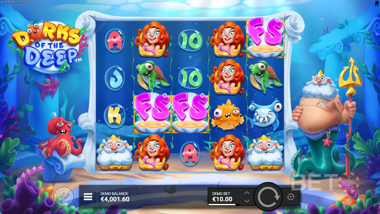 รีวิว Dorks of the Deep โดย BETO Slots