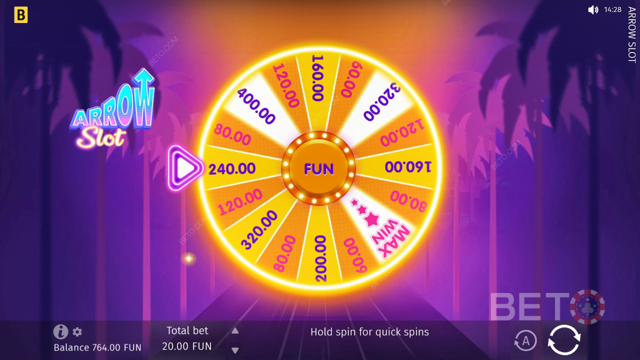 รีวิวสล็อต Arrow จาก BETO Slots