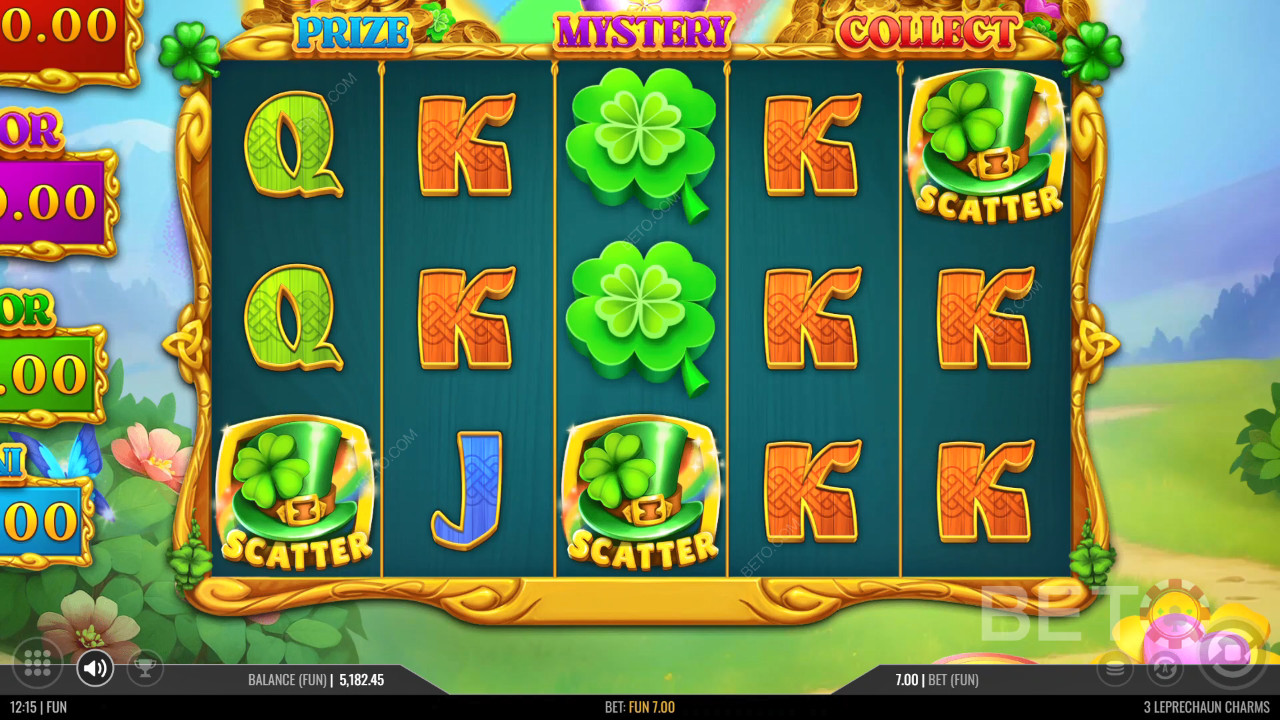 รีวิว 3 Leprechaun Charms โดย BETO Slots