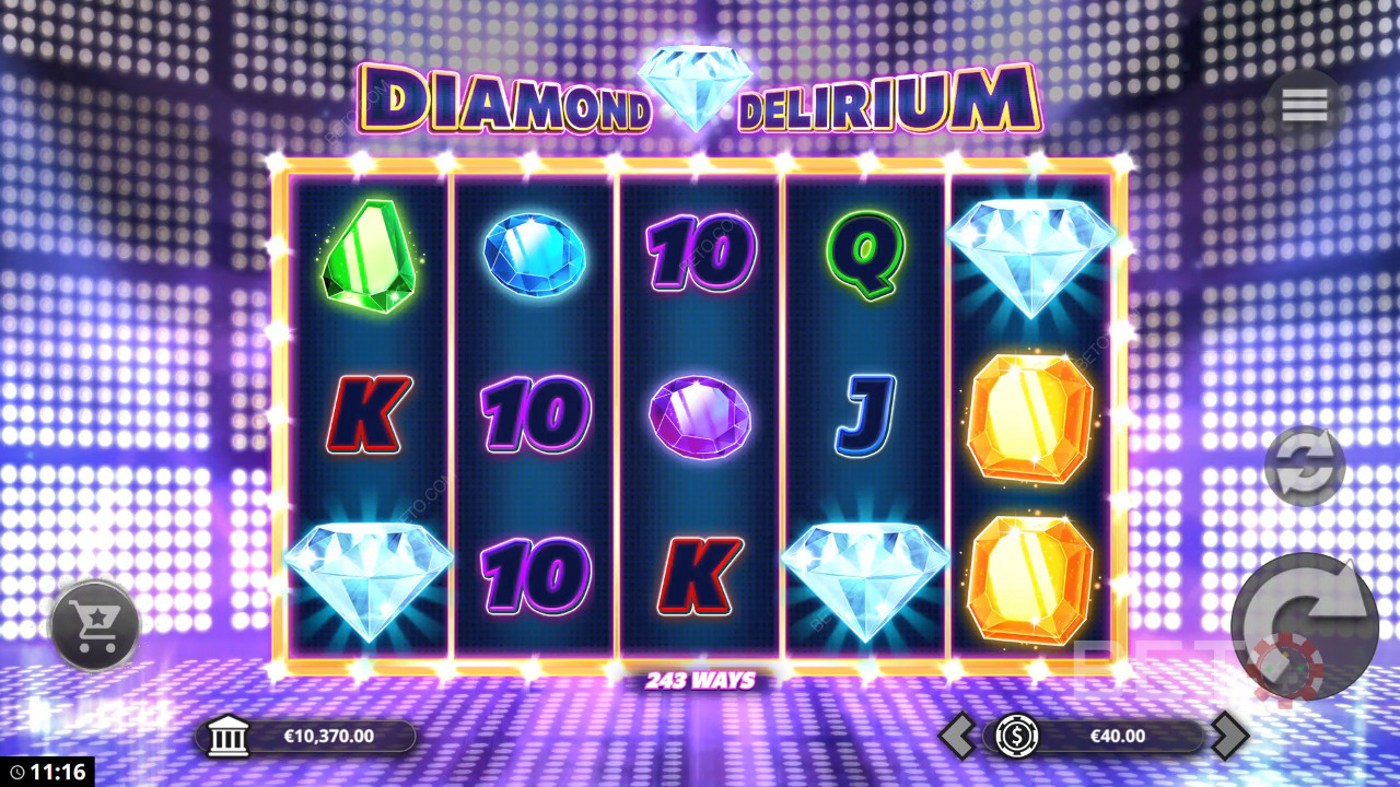 รีวิว Diamond Delirium โดย BETO Slots