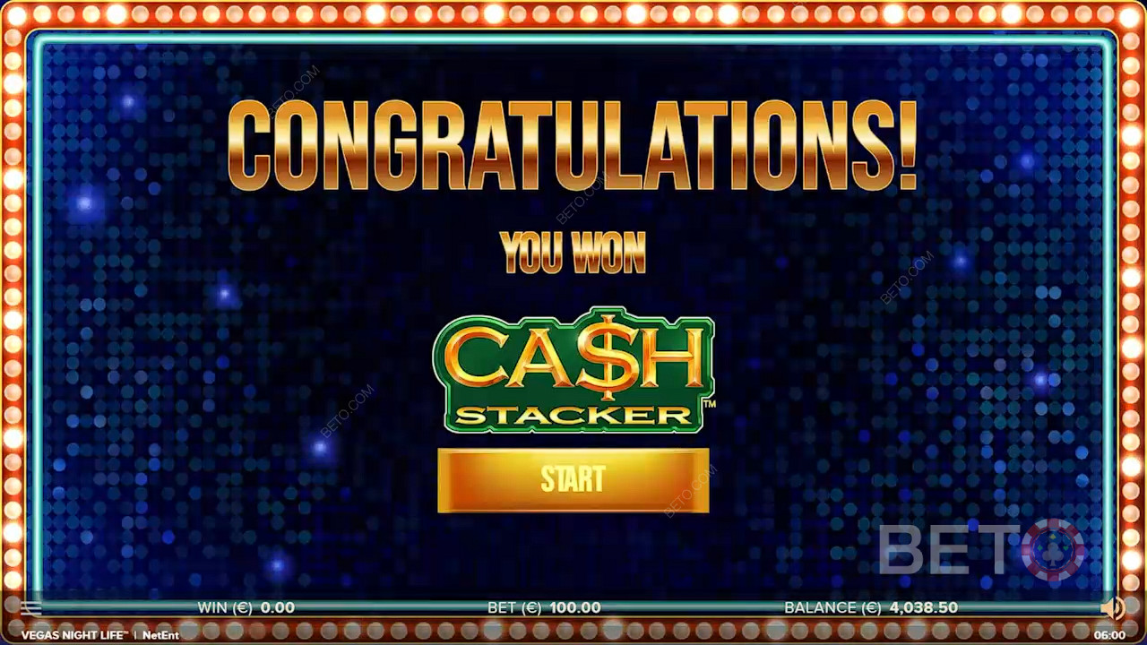 Cash Stacker เป็นคุณสมบัติที่น่าตื่นเต้นที่สุดของเกมคาสิโนนี้