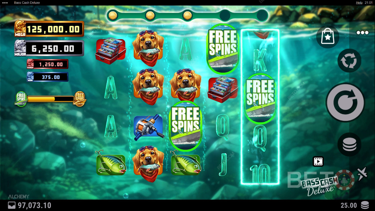 รีวิว Bass Cash Deluxe จาก BETO Slots