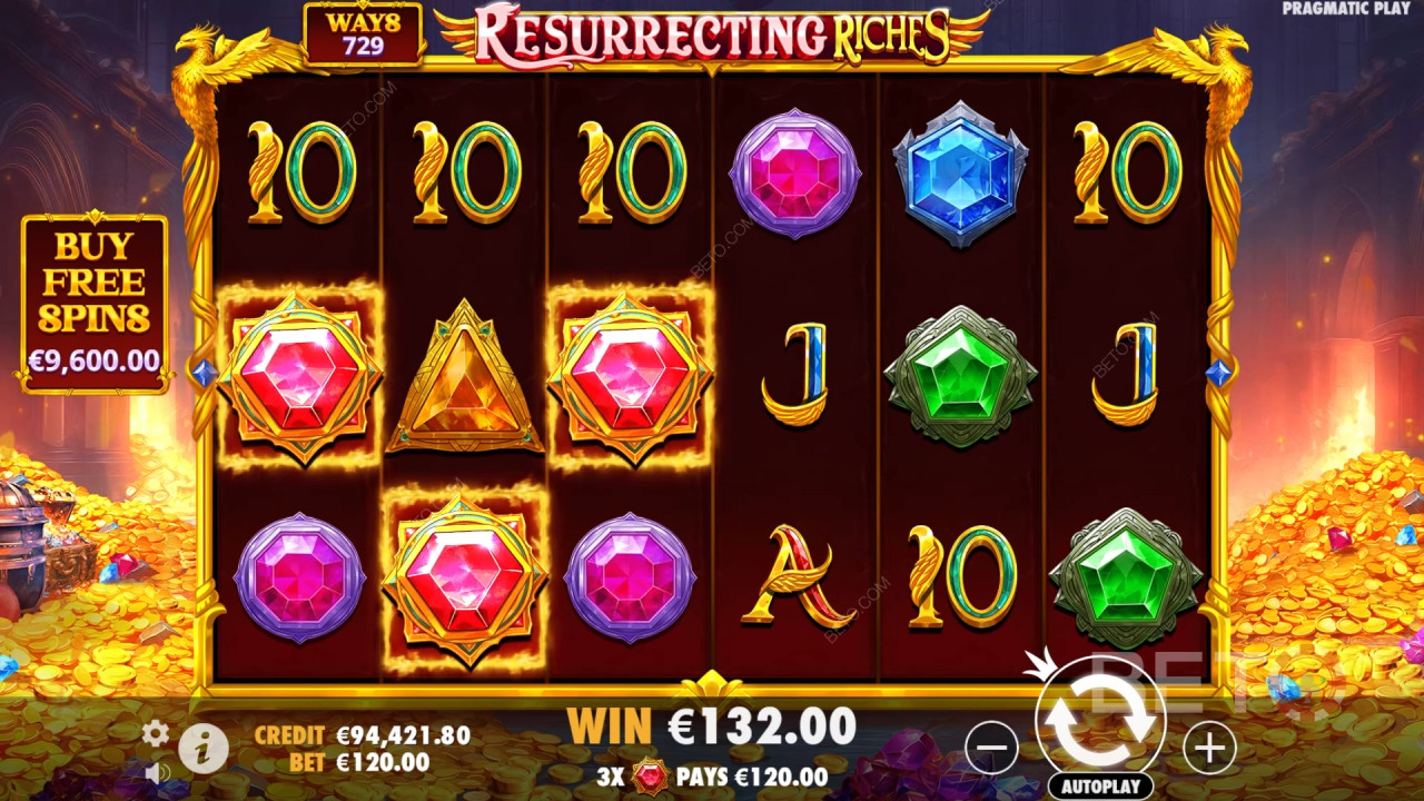 วิธีเล่นเกม Resurrecting Riches ของ Pragmatic Play