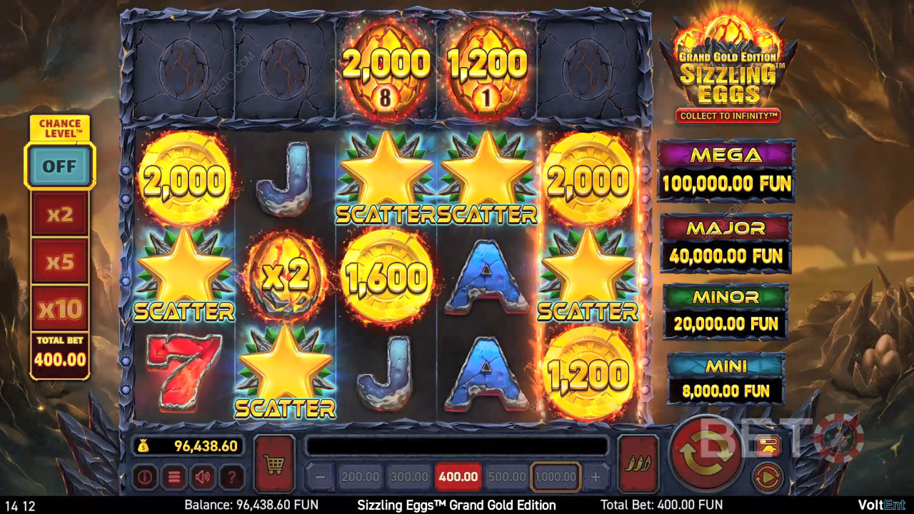 รีวิว Sizzling Eggs Grand Gold Edition โดย BETO Slots