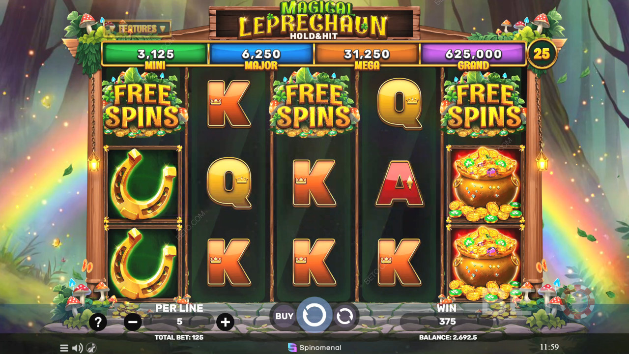 รีวิว Magical Leprechaun - Hold & Hit โดย BETO Slots