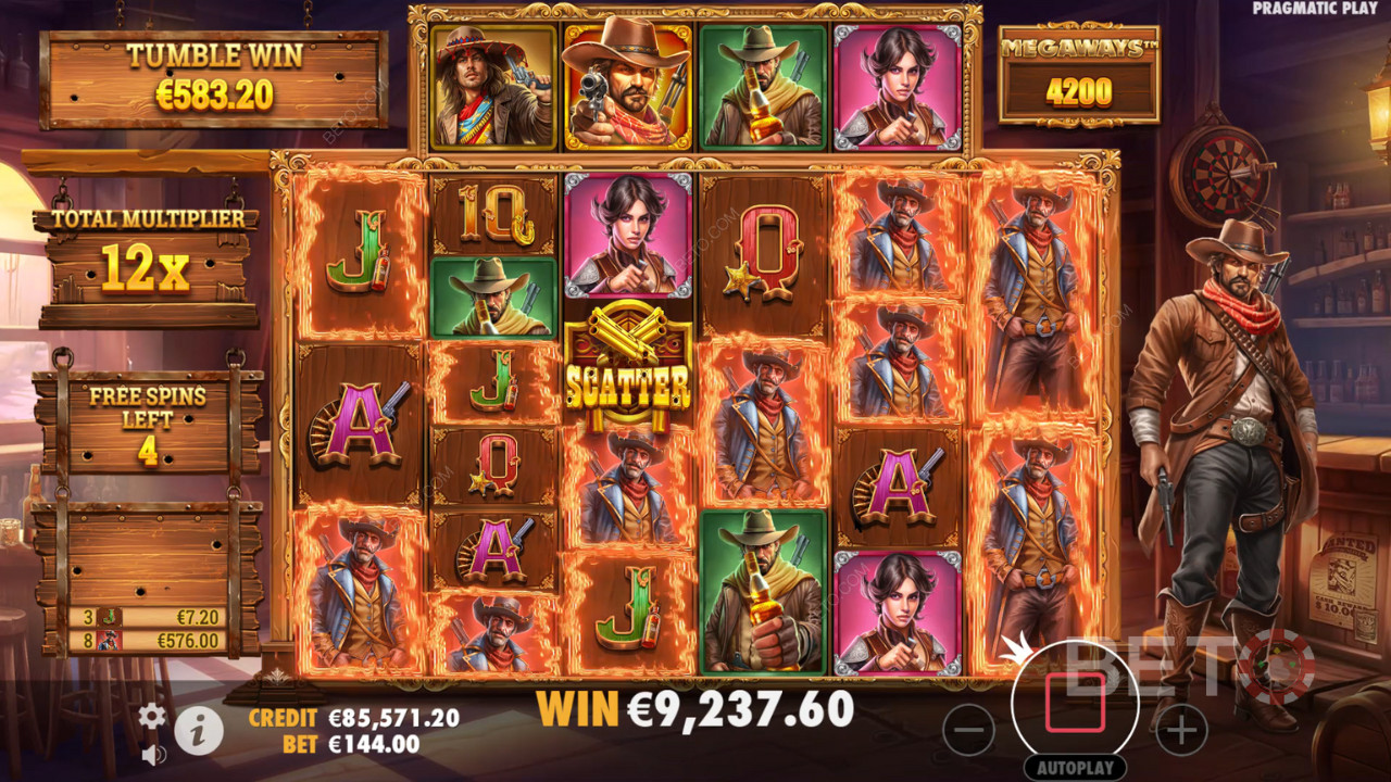 รีวิว Bandit Megaways โดย BETO Slots