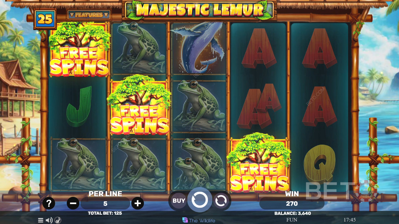 รีวิว Majestic Lemur จาก BETO Slots