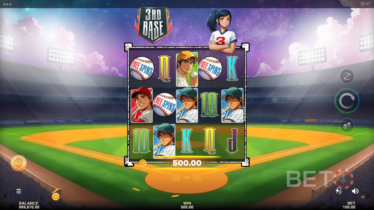 รีวิว 3rd Base โดย BETO Slots