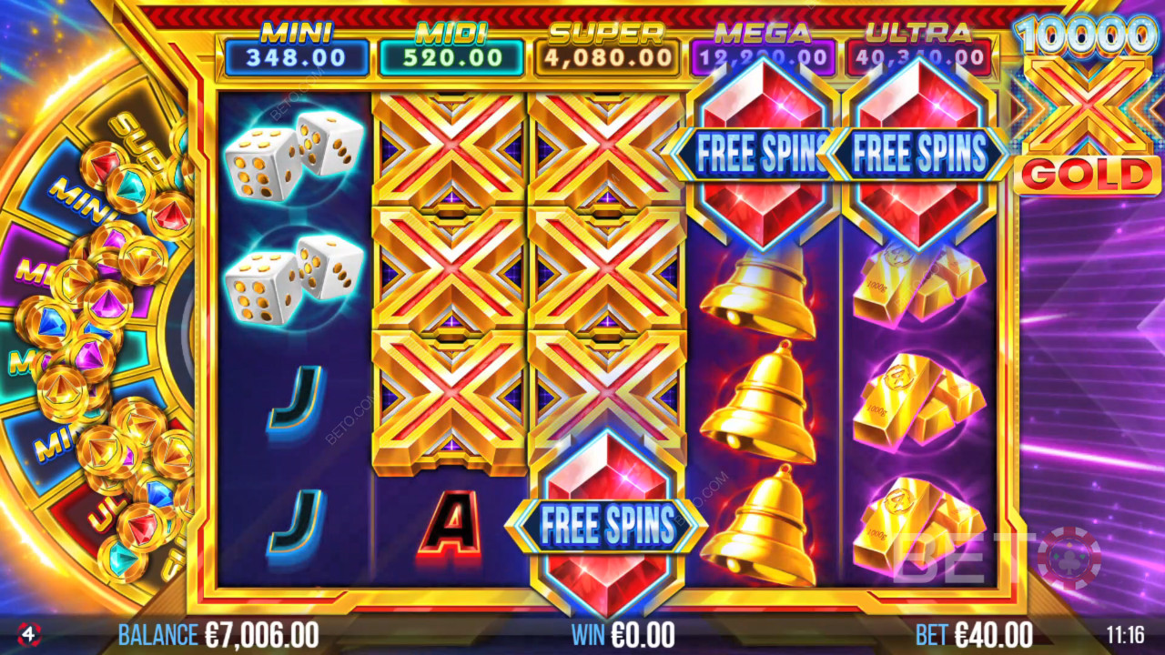 รีวิว 10,000x Gold โดย BETO Slots