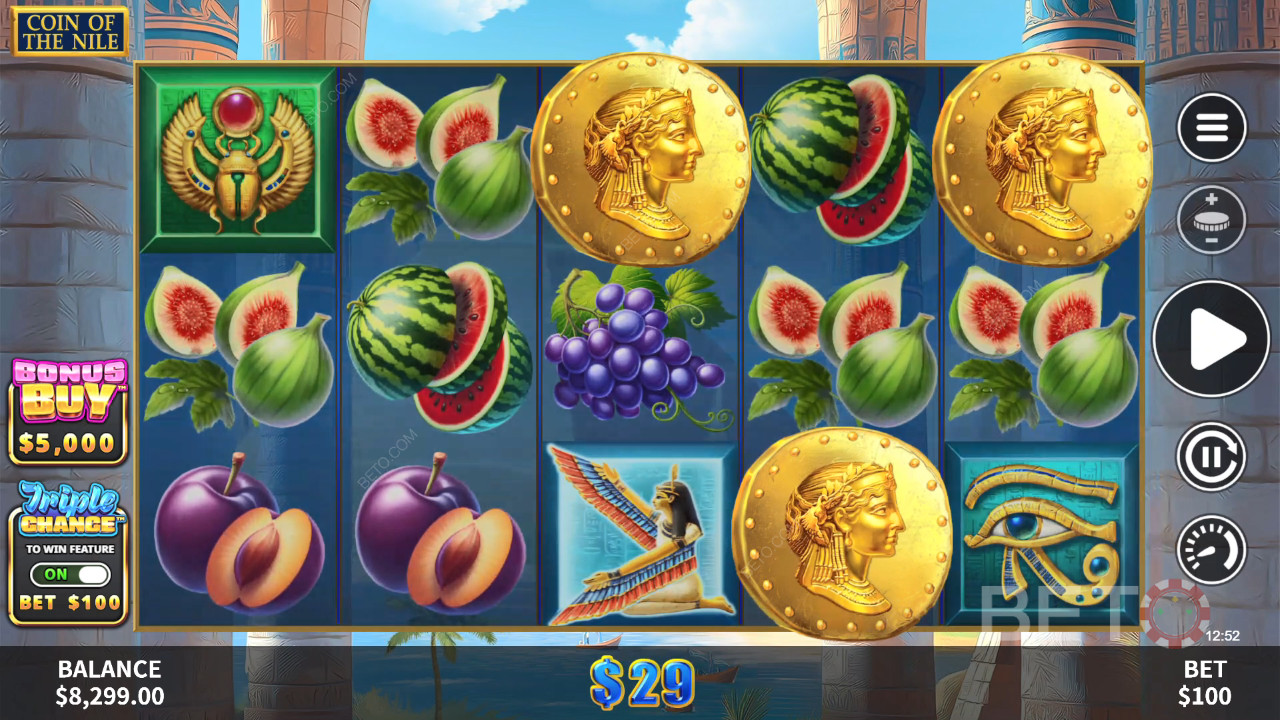 รีวิว Coin Of The Nile โดย BETO Slots