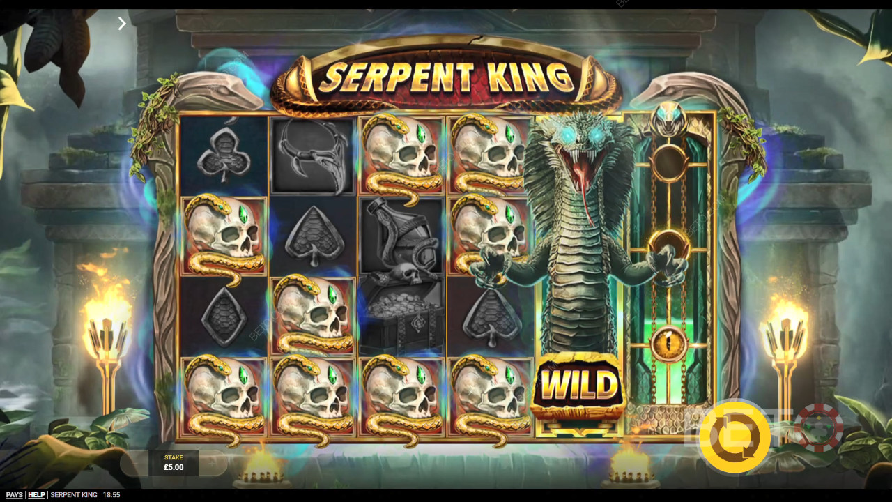 รีวิว Serpent King โดย BETO Slots